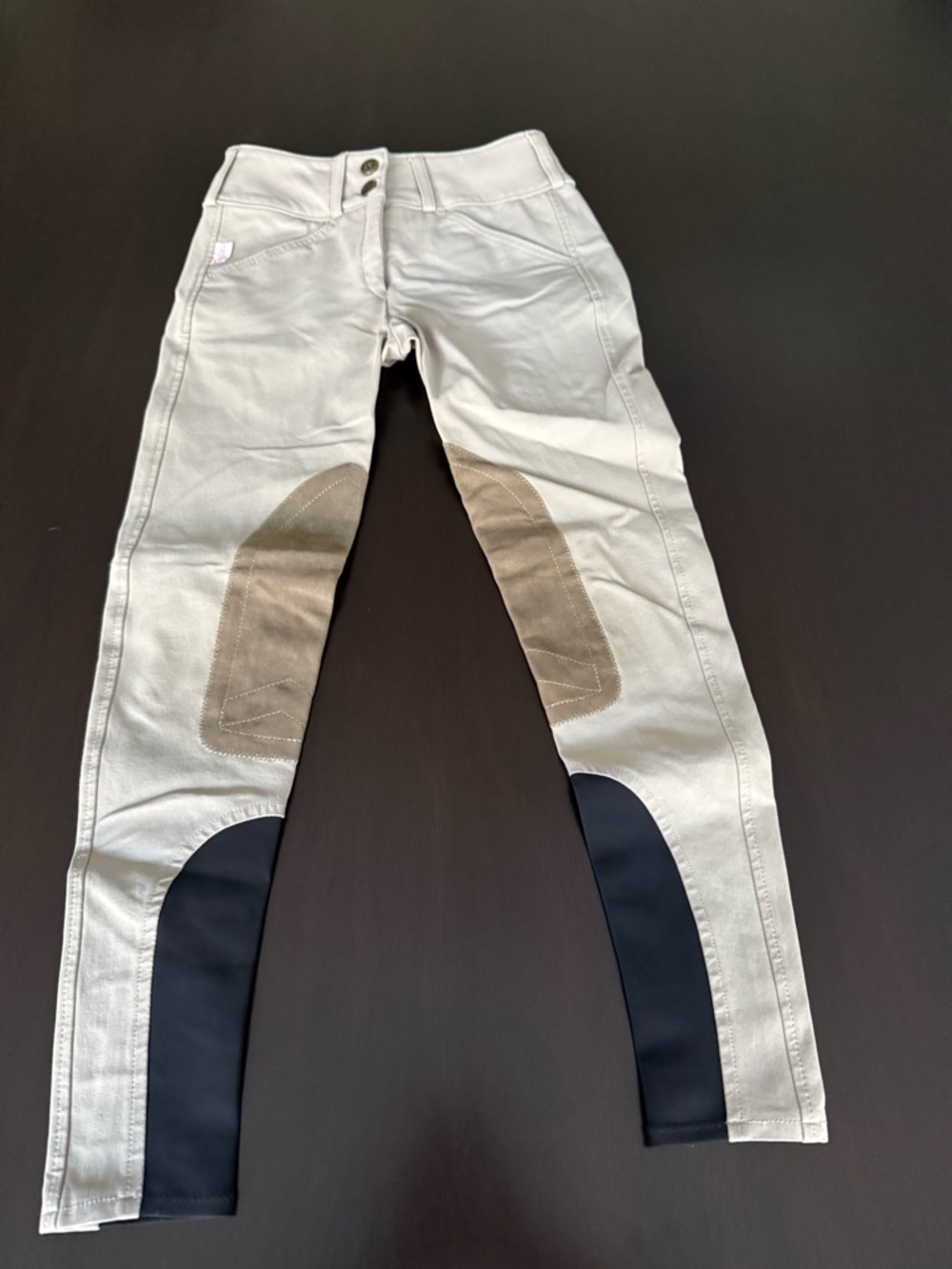 The Tailored Sportsman tan girls sock bottom breeches